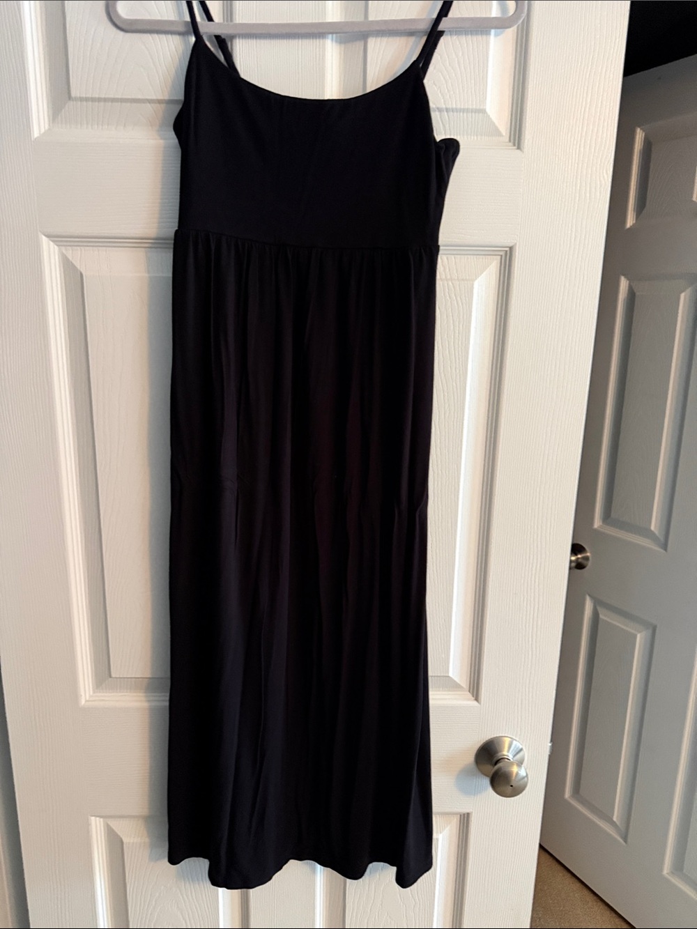 Black maxi dress